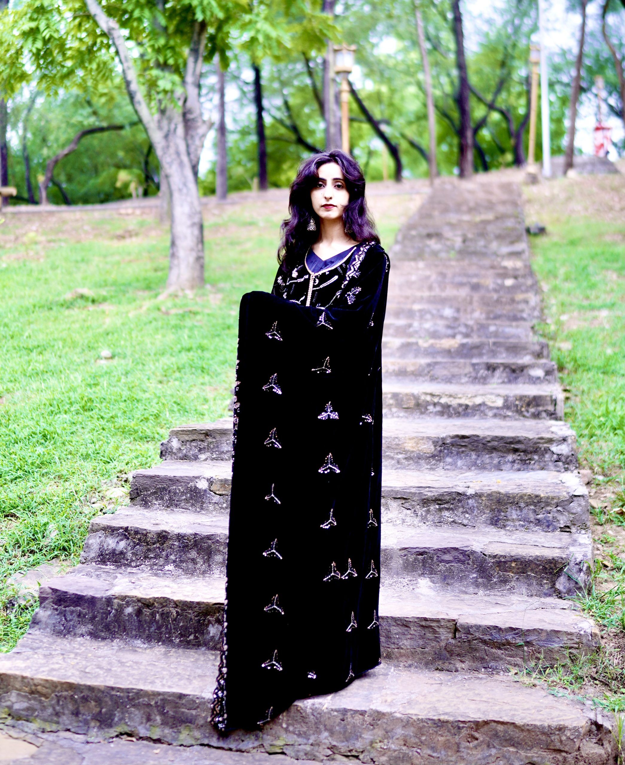 Black Velvet Dress - Image 3