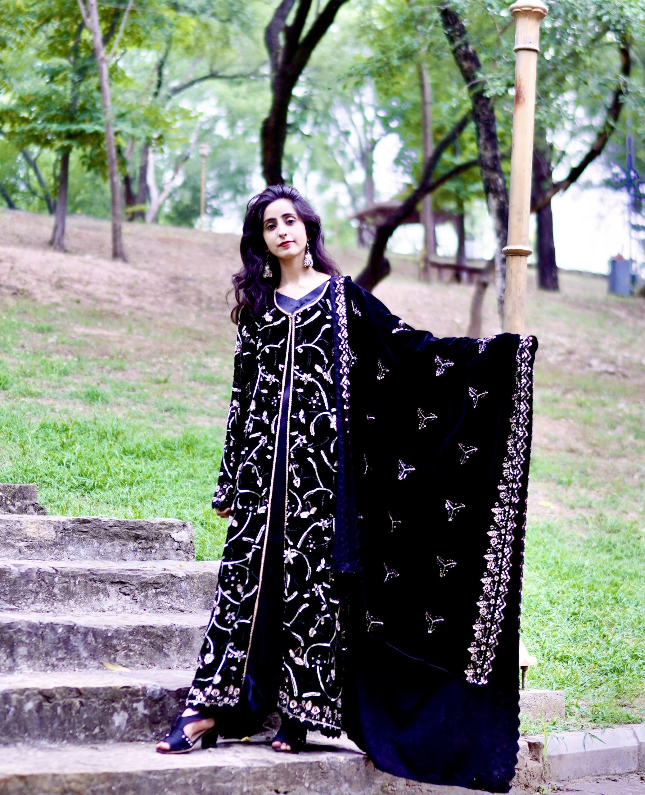 Black Velvet Dress - Image 4